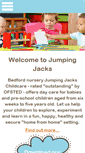 Mobile Screenshot of jumpingjackschildcare.co.uk